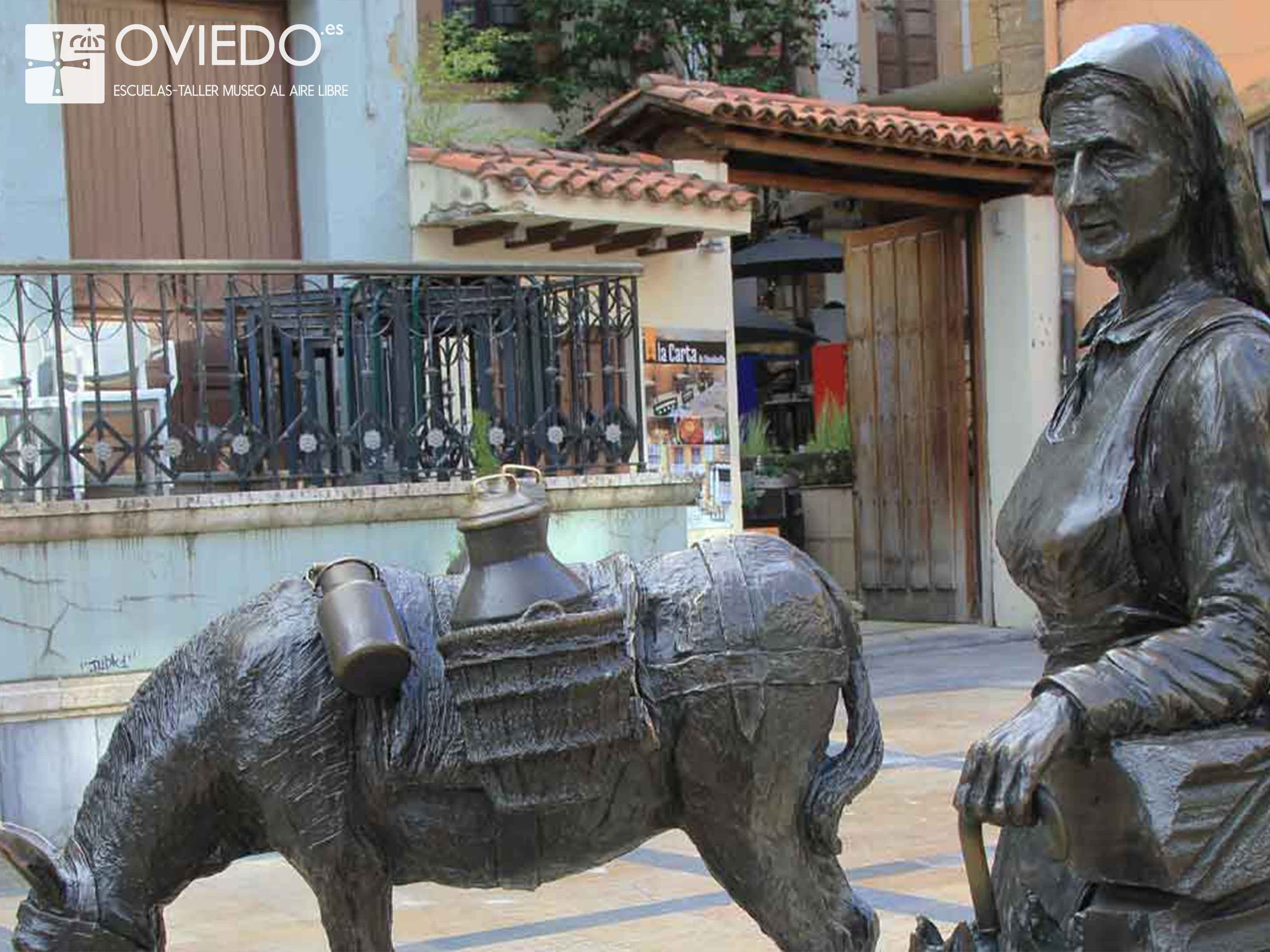 escultura La Lechera
